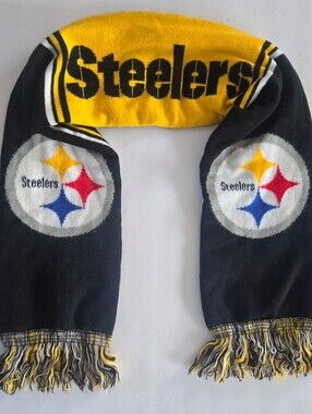 Pittsburgh Steelers NFL Team Apparel Reversible 50" Youth Scarf